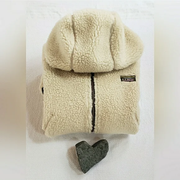 ⚘AvaiLable⚘inQuire⚘*NWT*L.L. Bean Mountain Pile Fleece Jacket Longline Boho XS L - Picture 10 of 10